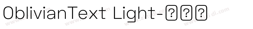 OblivianText Light字体转换